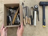 Files, punches, other misc tools.