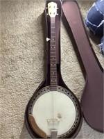 Vintage Kay Banjo. Good shape. With case