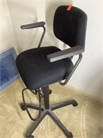 Rolling adjustable chair, great shape needs