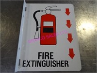 LOT, 9 PCS, FIRE EXTINGUISHER SIGNAGE