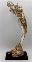 Brass Art Deco Nude Sculpture by Federyo 70