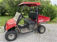 Trail wagon 340cc powered by Honda. 4x2 with dump