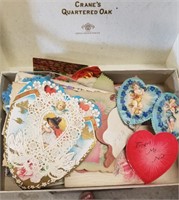 Box of Antique Valentine's day cards