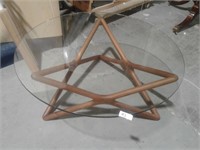 Sean Dix Wood & Glass Coffee Table Sells for $1000