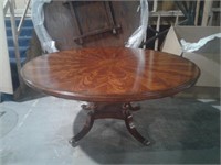 NEW Jansen Wood Table on Casters 70"d Over $5000