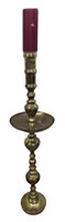 Turkish Brass Floor Candlestick