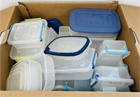 Large Box of Tupperware & Sterilite Storage