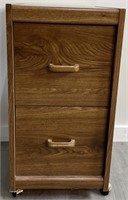 Composite Wood Two Drawer File Cabinet