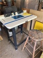 Router table and stool