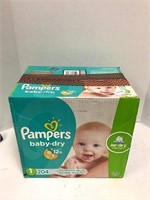 Pampers Baby Dry Diapers Sz 1, 204 count