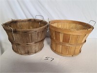 2 Medium Bushel Baskets