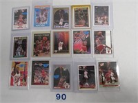 15 DIFF. MICHAEL JORDAN BASKETBALL CARDS: