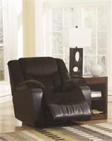 Ashley 792 Chocolate Rocker Recliner