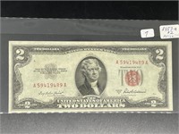 1953-A  $2 Red Seal Note (Nice Condition!!!)