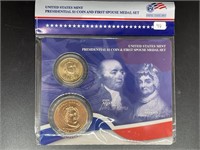 John Adams Presidential Dollar and First Spouse Me