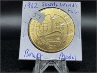 1962 Seattle World’s Fair Brass Medal"
