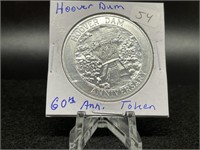 60th Ann. Hoover Dam Medal"