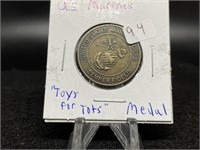 U.S. Marines “Toys for Tots” Medal"