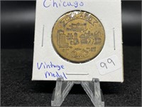 City of Chicago Vintage Medal"