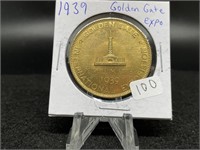 1939 Golden Gate Expo Brass Medal"