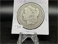 1900-O 	Morgan Silver Dollar