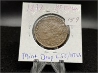 1837 “Mint Drop”  Hard Times Token