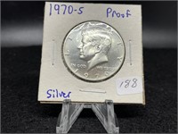 Proof Kennedy Halves:  1970-S silver"