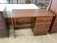 Lang Furniture desk, with 3 drawer storage.
