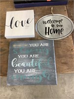 Home decor signs