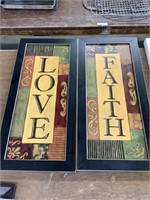 Faith and love signs