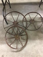 Antique wheels (18”, 16”, 15.5”)