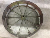 Antique wheel 30” round