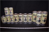 (14) Coors 16oz 12oz 8oz & 7oz aluminum cans