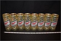 (8) Vintage Miller High Life pint beer cans