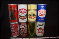 Vintage MN beer cans: Moose Steinhaus Gluek +