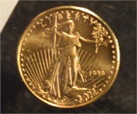 APMEX BU 1999 1/10 Ounce Gold American Eagle #1