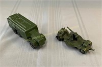 (2) Dinky, Armoured Command Vehicule, 3" & 4"