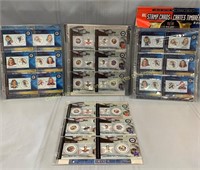 Lot of NHL stamp cards, cartes timbrées LNH