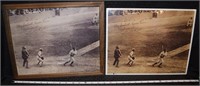(2) Babe Ruth Sixtieth Home Run photo prints