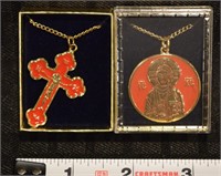Desert Fathers of Light Icons pendant necklaces