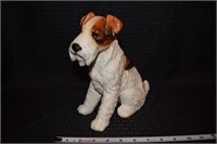 9" tall Vtg ceramic dog figure