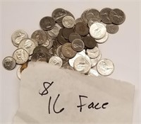 $16 Face in Canadian