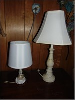 (2) Bedroom lamps