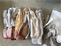 Box Lot of Work Gloves