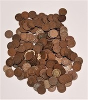 Approximately 280 Indian Cents (Many Cull)