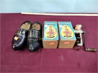 Dutch wooden clogs, boyer town keystone food