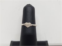 .925 Sterling Silver Heart Ring