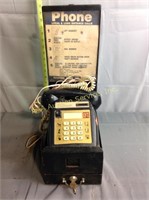 CKT quarter pay station phone with key great