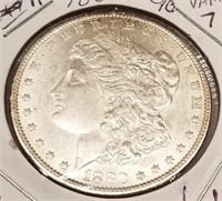 1880-O/O Silver Dollar AU