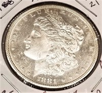 1881-S Silver Dollar BU P/L